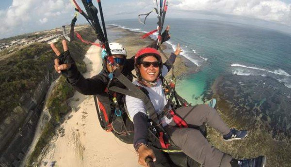 Paragliding Adventure Timbis Beach Outbound Bali